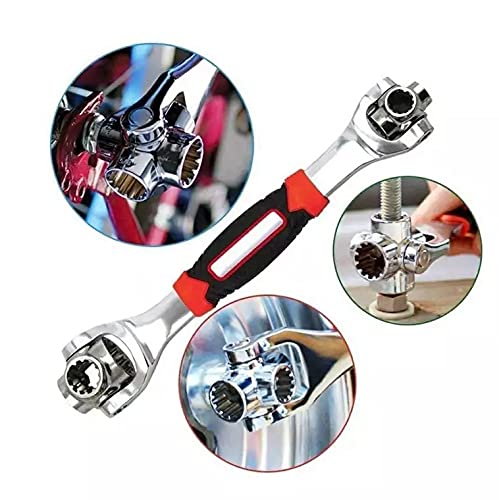 9044l 48 in 1 wrench Swivel Head Multi Tool Spanner Tools Socket Works with Spline Bolts Multi function Universal Furniture Car Repair 9044l 48 in 1 wrench Swivel Head Multi Tool Spanner Tools Socket Works with Spline Bolts Multi function Universal Furniture Car Repair